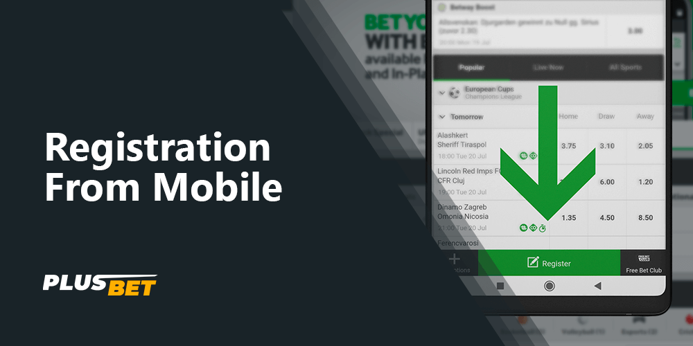 A step-by-step guide on how to create a Betway account using the mobile app