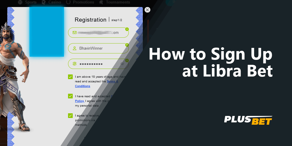 Libra Bet step by step registration process for indian players