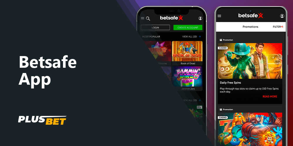 Betsafe bookie has developed a special application for Android and iPhone, allowing to bet on the go