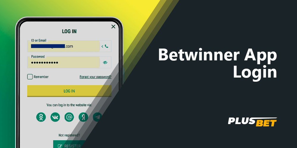 How to log in and register in the Betwinner app to start betting