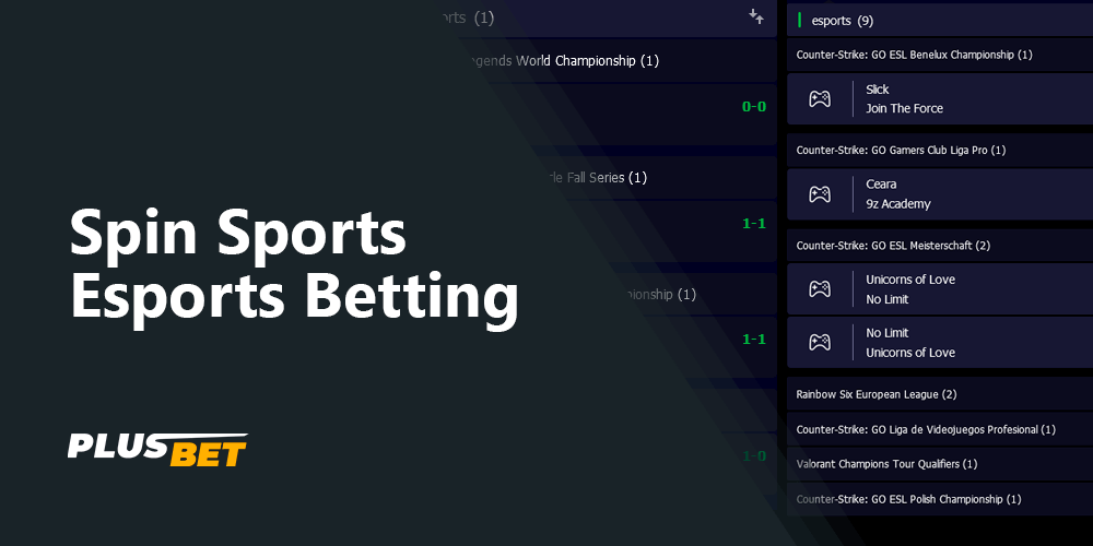 Spin Sports Esports Betting