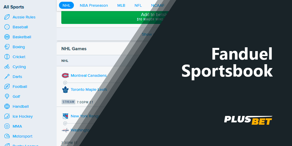 Detailed information about Fanduel Sportbook offer for betting