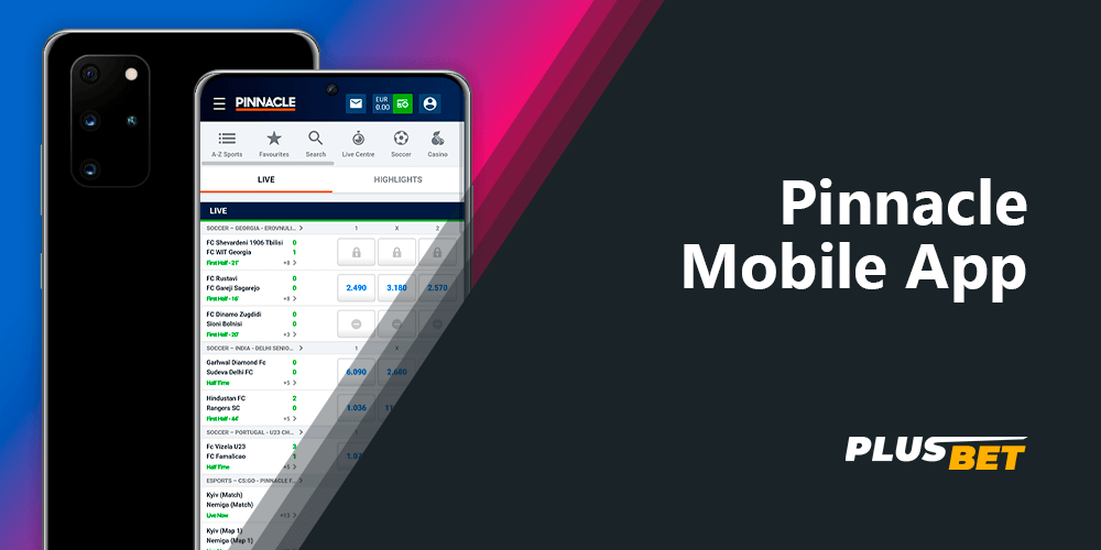 Place bets and play at Pinnacle from your mobile device