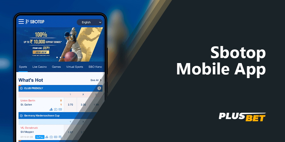 Sbotop Mobile App