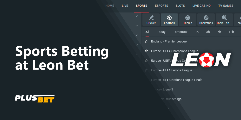 Sports Betting at Leon Bet