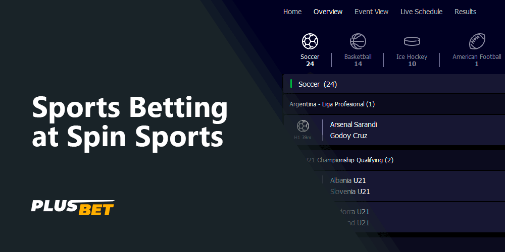 Sports Betting at Spin Sports