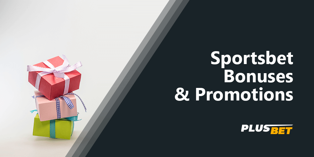 Bonuses and other promotional offers from Sportsbet betting site