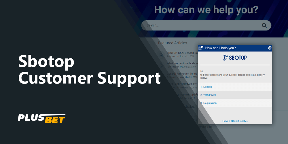 Sbotop Support in India