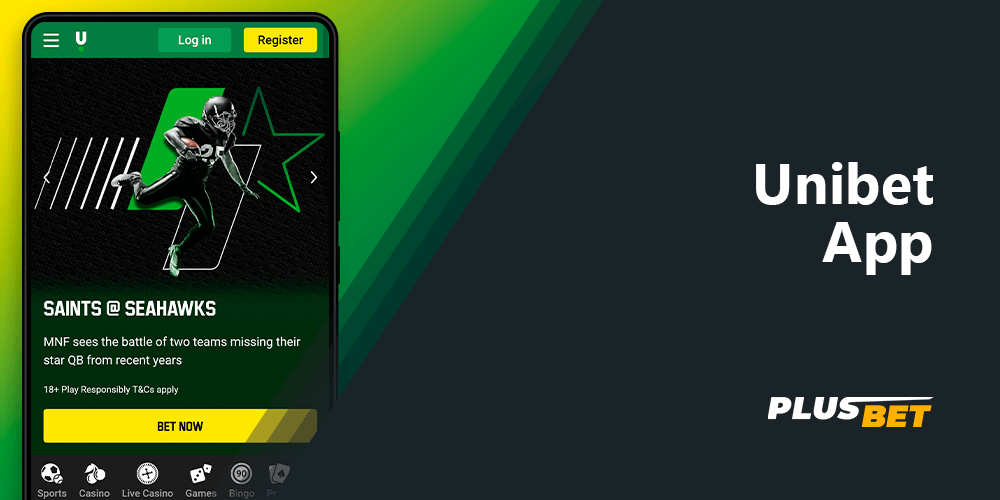 Unibet App allows you to bet and play casino games using your phone