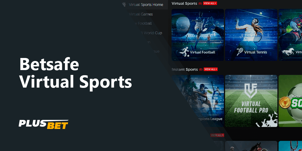 Betsafe bookie also allows to bet on virtual sports