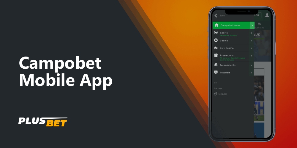 The website of Campobet bookie is fully adapted for mobile devices