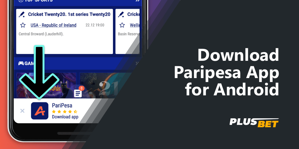A step-by-step guide on how to download the Paripesa app on Android