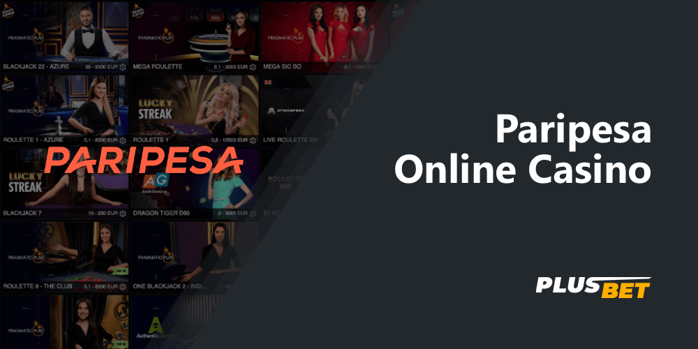 Paripesa Online Casino is a special section where customers can play a variety of gambling games