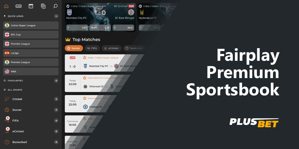 premium sportsbook extends the list of available bets significantly