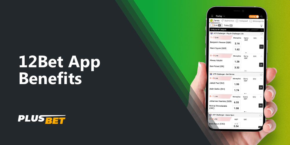 Learn about all the benefits of the 12bet mobile sports betting app