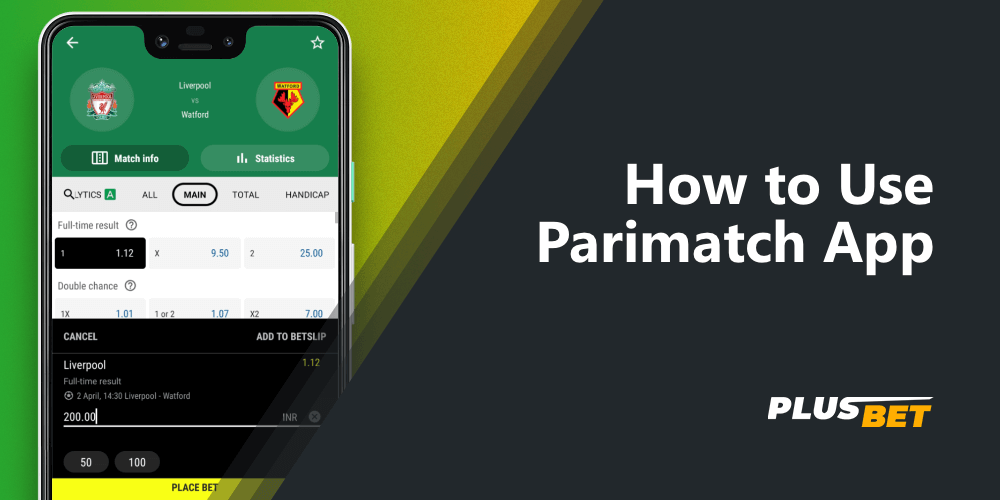A step-by-step guide on how to start betting in the parimatch app