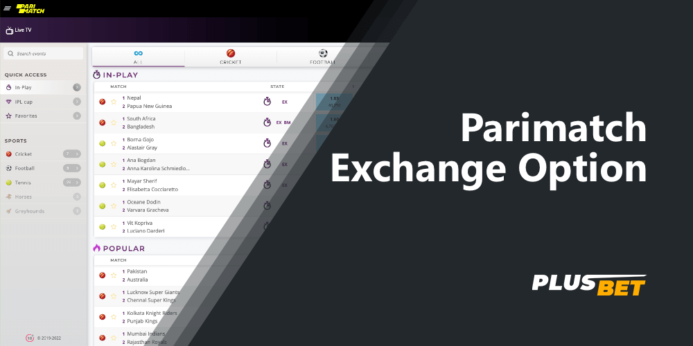 Learn about the parimatch exchange