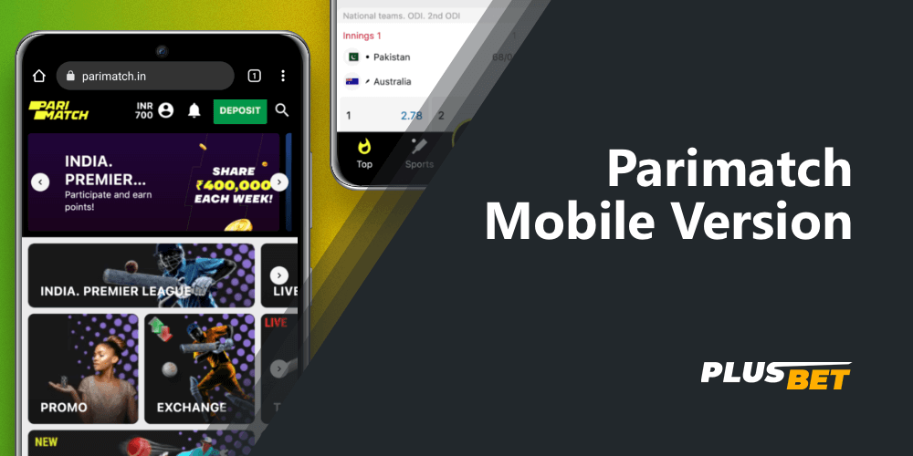 mobile version of parimatch