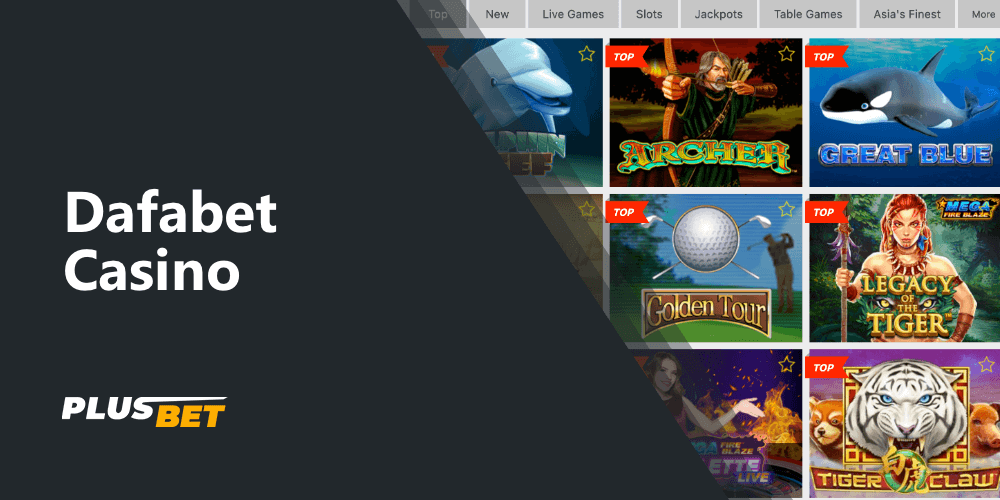 dafabet casino will surprise you with a huge collection of games