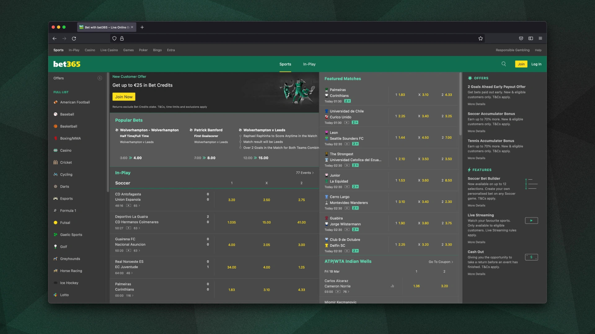 Bet365 official site for sports betting