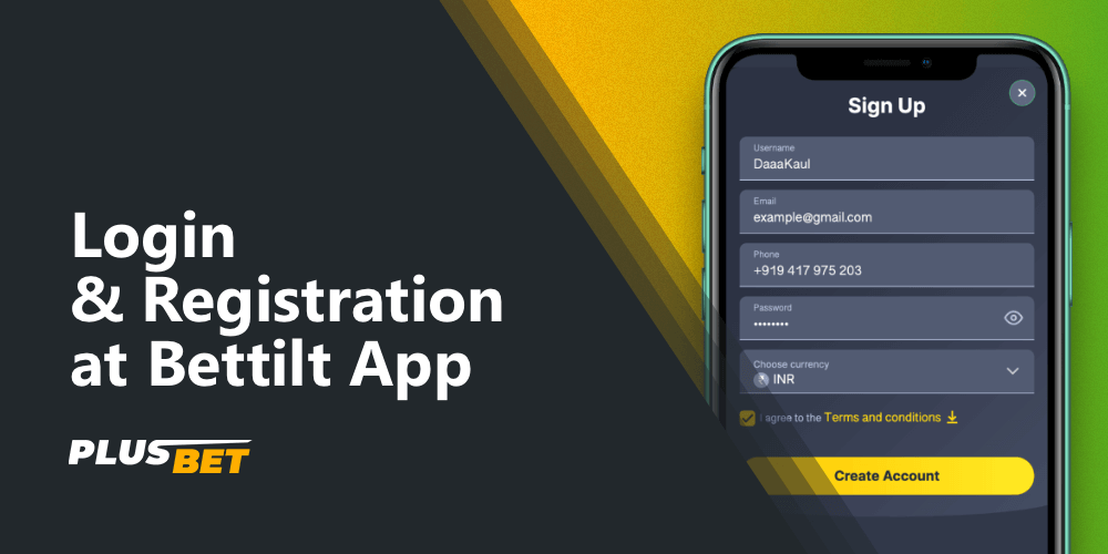a detailed guide on how to register in the bettilt app