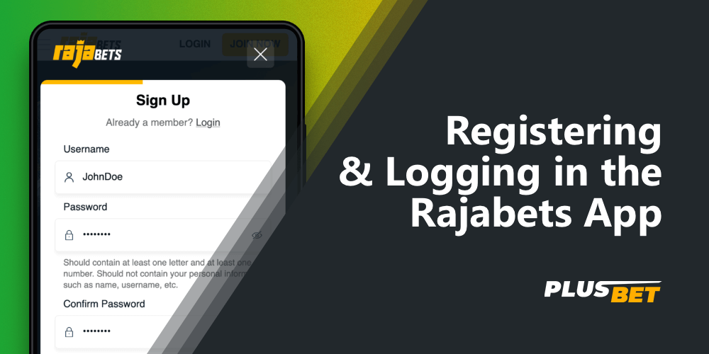 How to sign up for the rajabets app