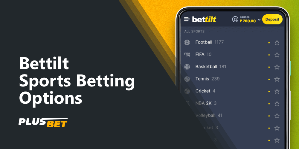 The bettilt app offers a variety of sports, including soccer, cricket, golf, darts, and more