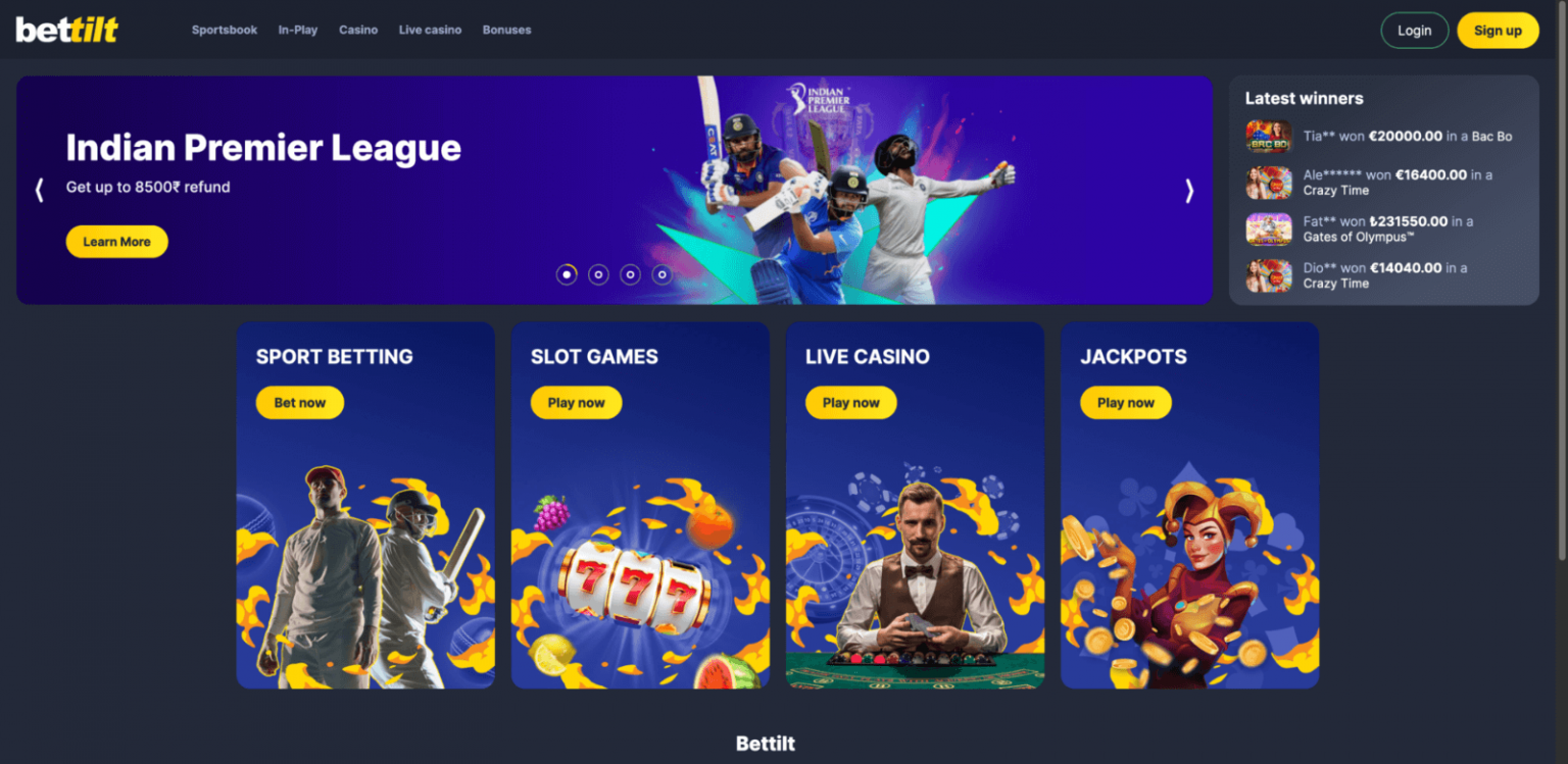 Bettilt Review for Online Sports Betting & Casino in India 2024