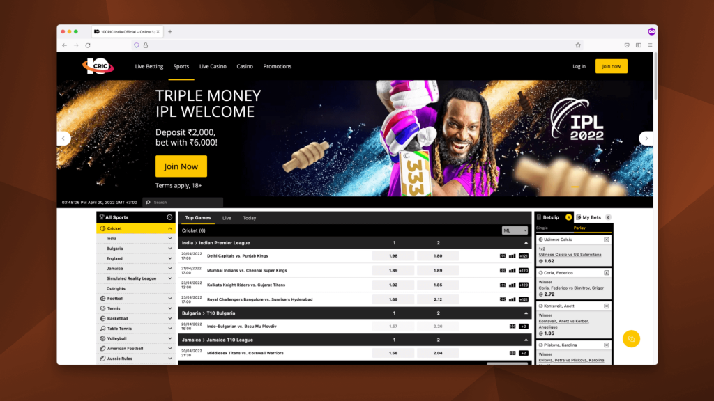 10cric reliable sports betting platform with fast withdrawal process