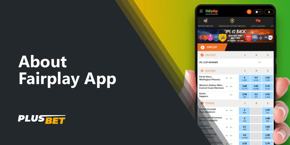 detailed information about Fairplay bookie mobile app