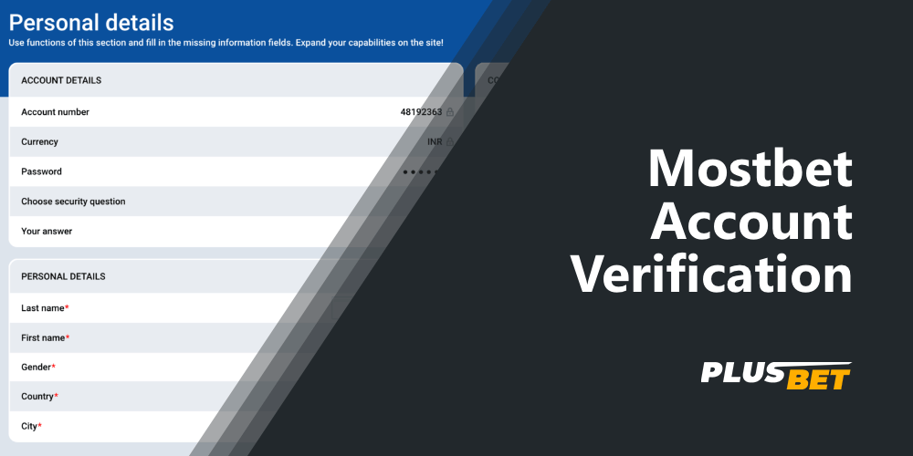 Instructions on how to verify your account at mostbet