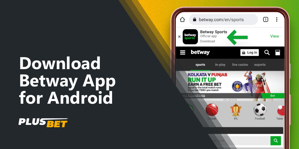 Detailed instructions on how to download and install the betway app on android