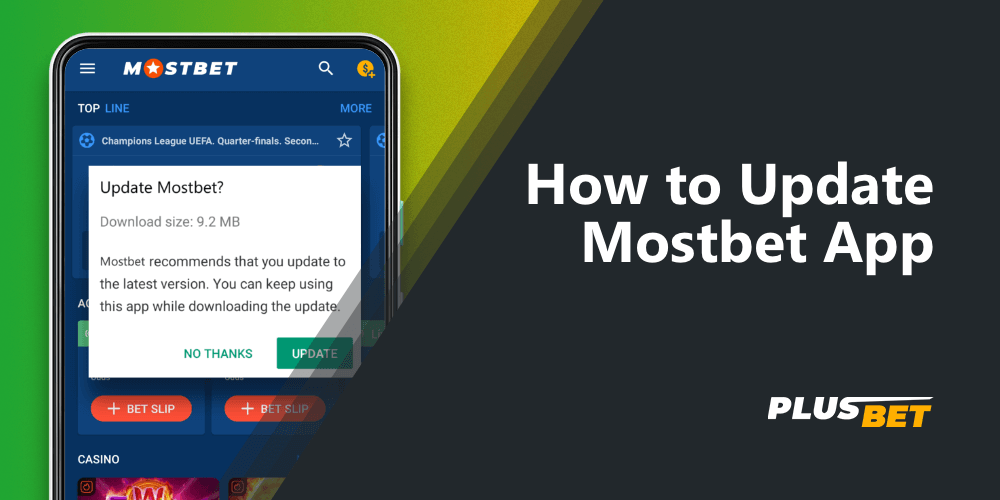 how to update the mostbet mobile sports betting app