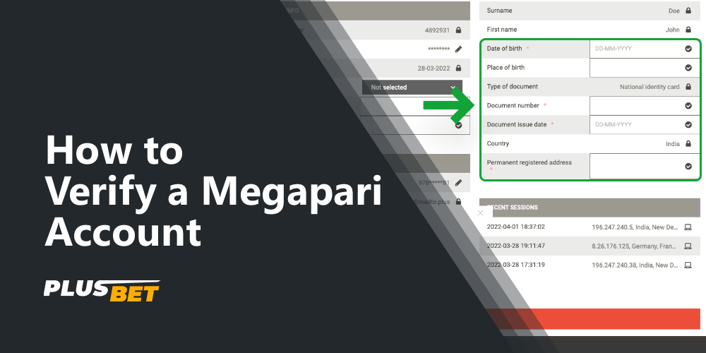 detailed instructions on how to verify your megapari account