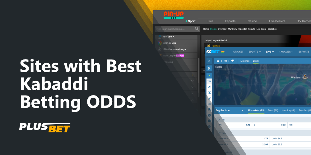 List of betting companies with the best odds for kabaddi betting