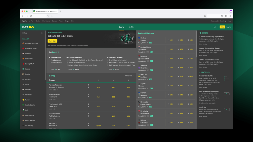 Popular bookmaker Bet365 gives its customers the fastest withdrawal of funds
