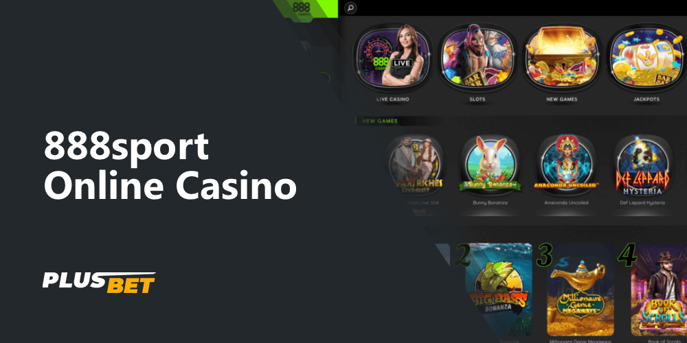 A separate section 888sport online casino will please those looking for gambling games