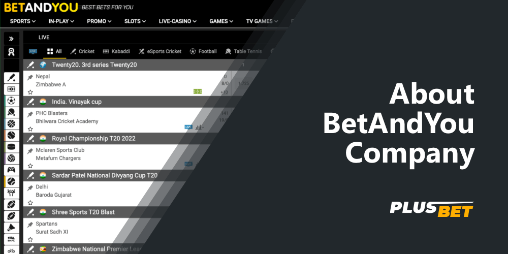 detailed information about BetAndYou betting company