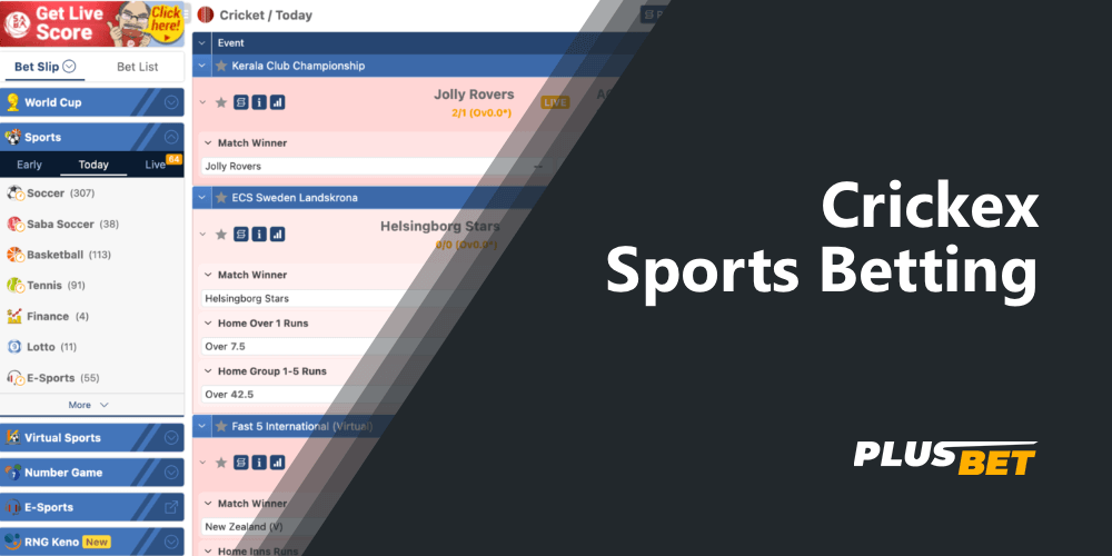 There are many sports available to crickex india customers to bet on