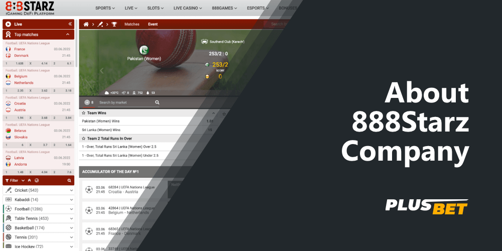 888Starz homepage