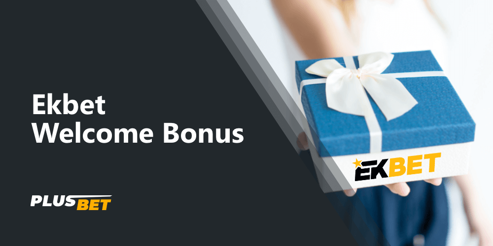 Welcome bonus for sports and casino betting for new Ekbet players from India