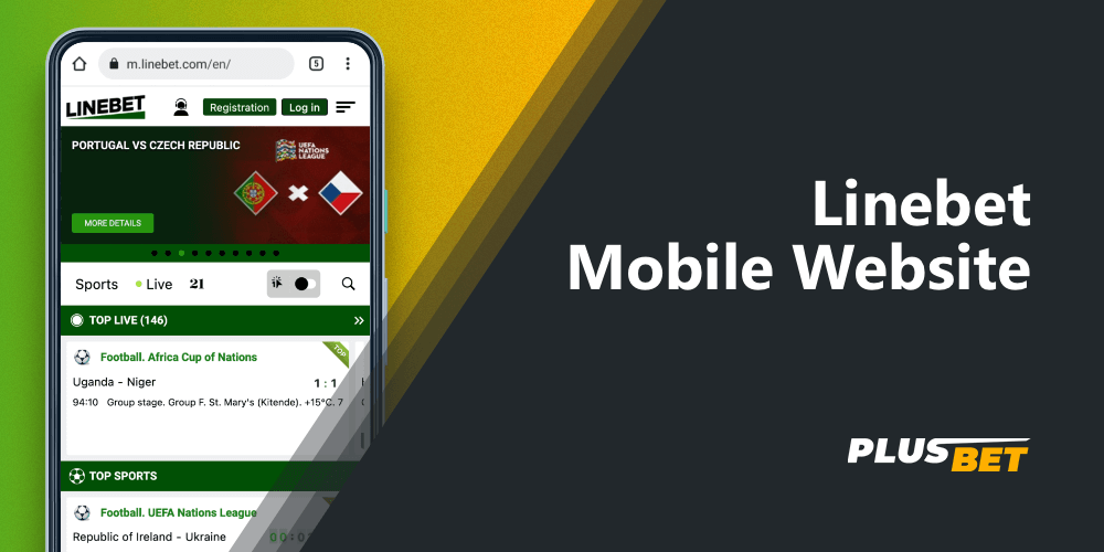 Linebet mobile site for sports betting