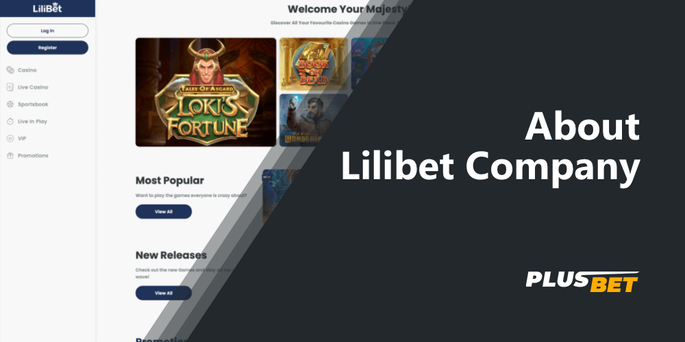 The home page of the official Lilibet website