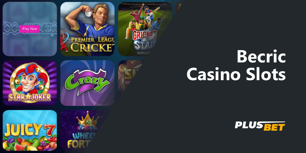 List of popular casino slots at Becric India