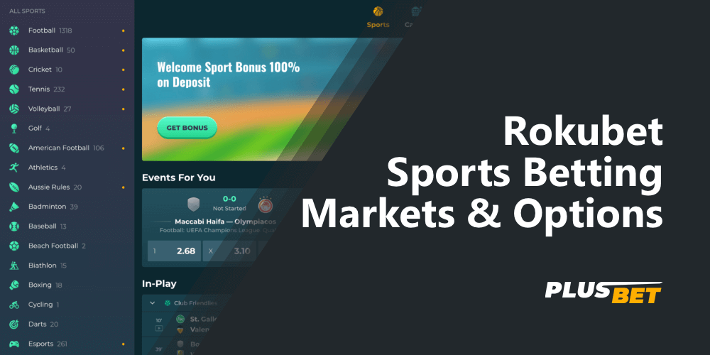 List of available sports for betting in Rokubet