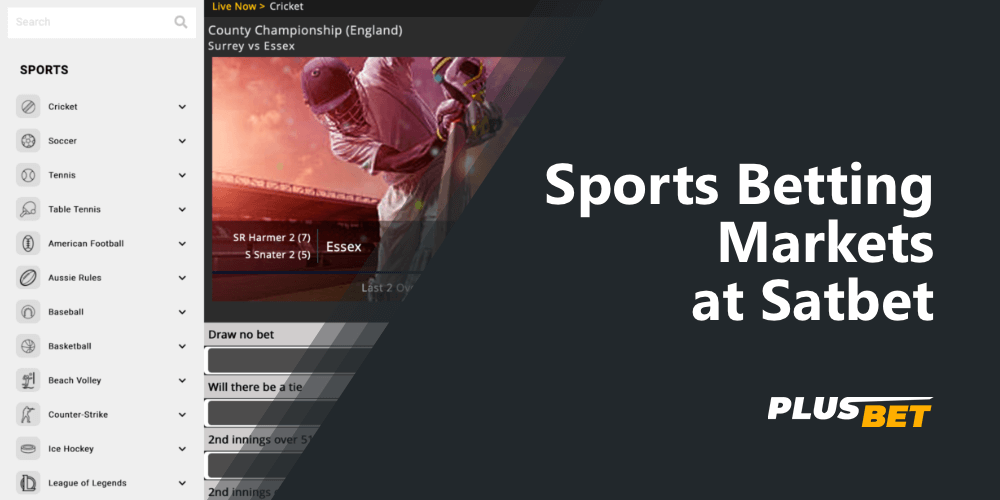 List of available sports, on which you can bet in Satbet