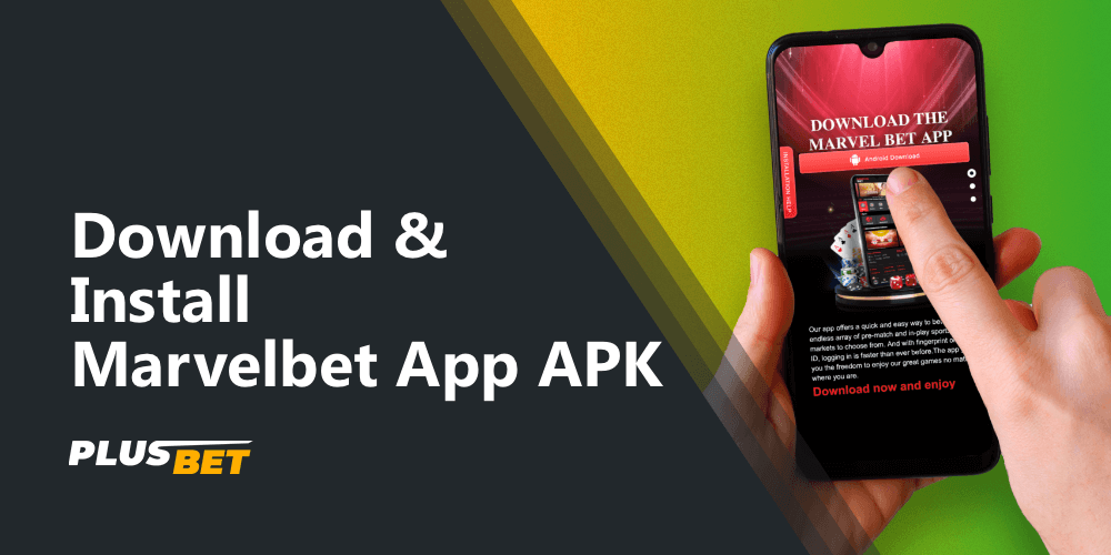 Download and install the free Marvelbet app for legal sports betting