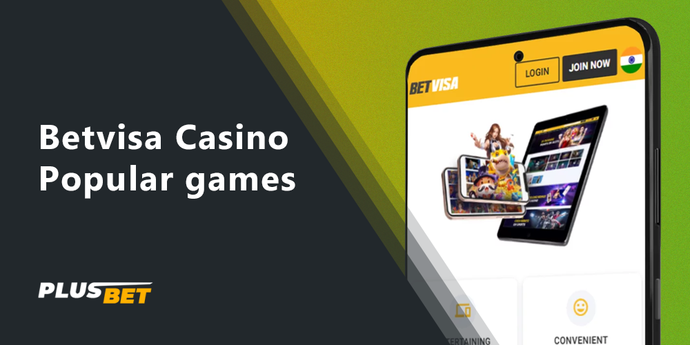 The most popular games in the Betvisa casino section