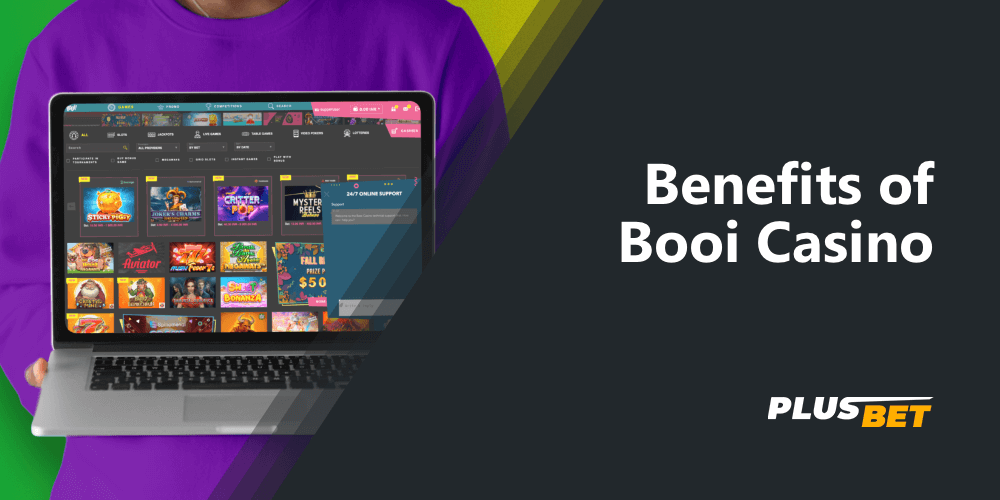 The main benefits of Booi casino for players from India