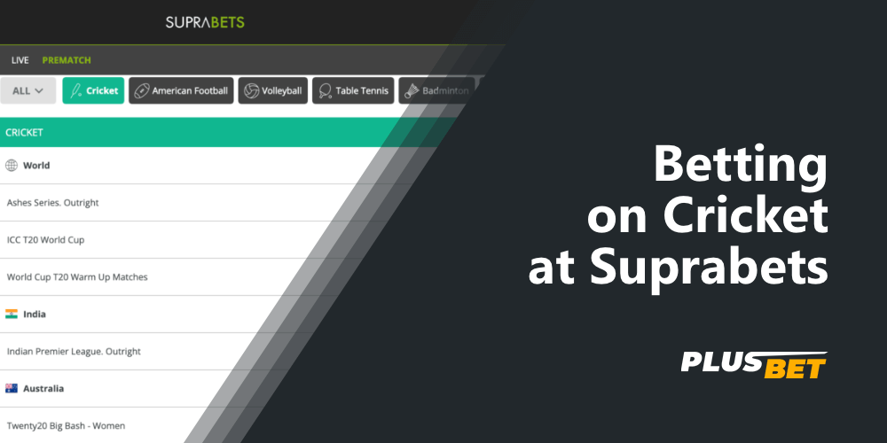 Indian Suprabets customers can bet on their favorite cricket teams and win big money
